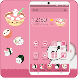 cartoon app-pink themes أيقونة