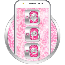 ikon Merah muda Liar Zebra