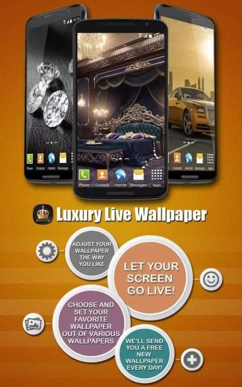 Luxury Live Wallpaper स्क्रीनशॉट 8