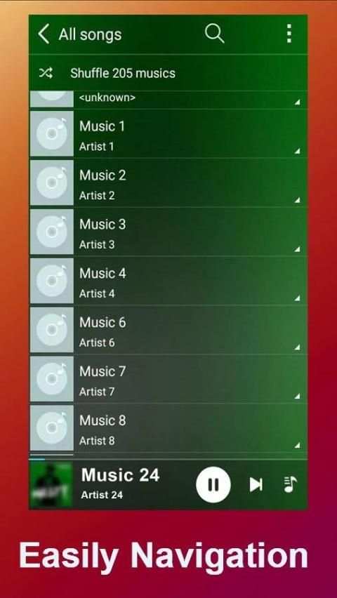 Vid Music Player скриншот 1