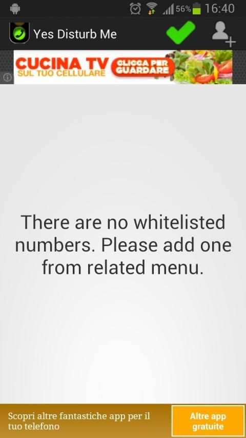 Yes Disturb Me aka Tostis Call UnBlocker screenshot 1