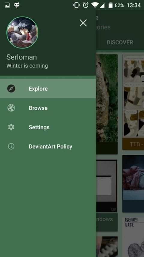 DeviantArt Browser screenshot 10
