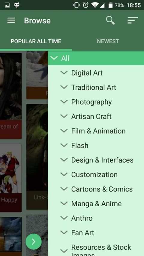 DeviantArt Browser screenshot 11