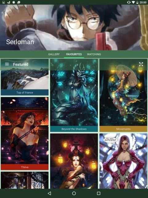 DeviantArt Browser screenshot 2