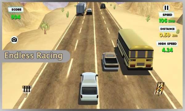 Car Driving Traffic Racer स्क्रीनशॉट 1
