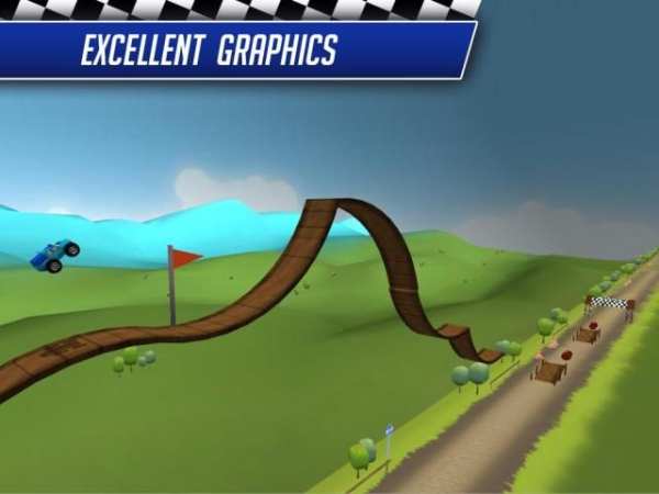 Monster Car:Crazy Stunt Racing screenshot 1