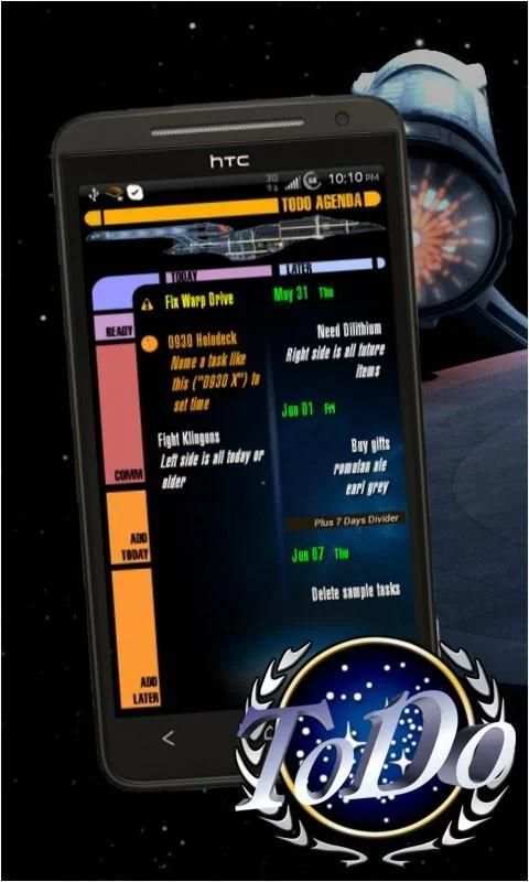 Star Trek ToDo Agenda скриншот 4