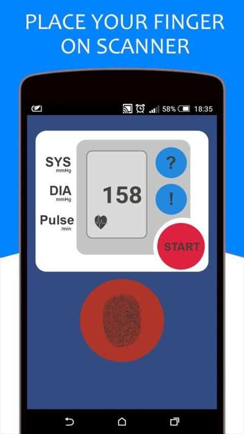 Finger Blood Pressure BP Prank screenshot 3