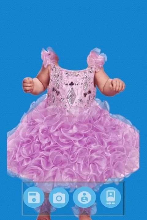 Baby Girl Photo Suit Editor 3 تصوير الشاشة