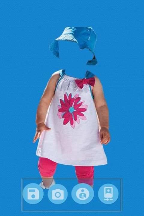 Baby Girl Photo Suit Editor 2 تصوير الشاشة