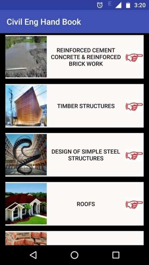 Civil Engineering Hand Book screenshot 6