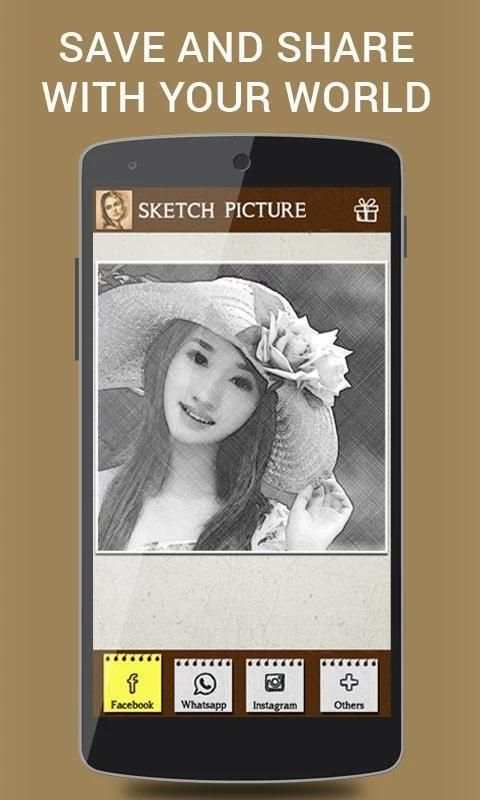 Pencil Camera Face Sketch App screenshot 1