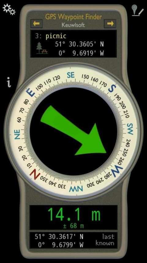GPS Waypoint Finder 1 تصوير الشاشة