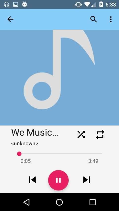Music Player 3 تصوير الشاشة