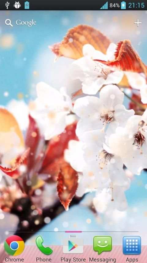 Snow Flower Live Wallpaper screenshot 2