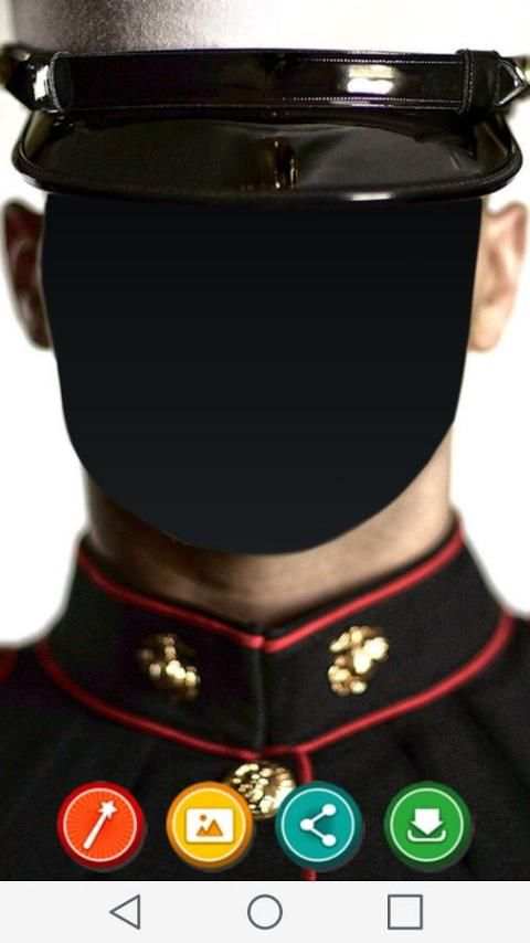 Tentara foto jas screenshot 4