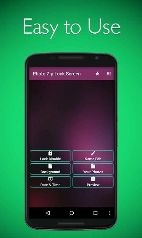 Photo Zipper Lock Screen 2 تصوير الشاشة