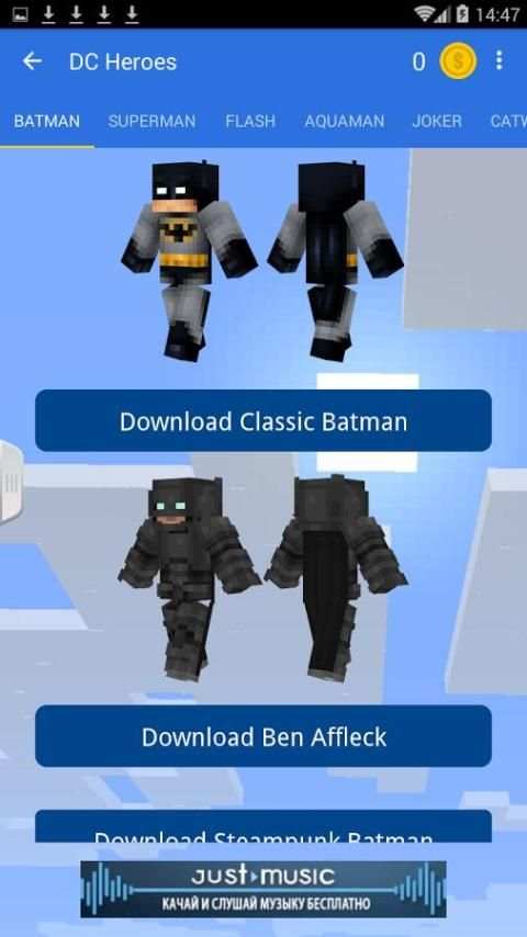 Skins for Minecraft Superhero screenshot 2