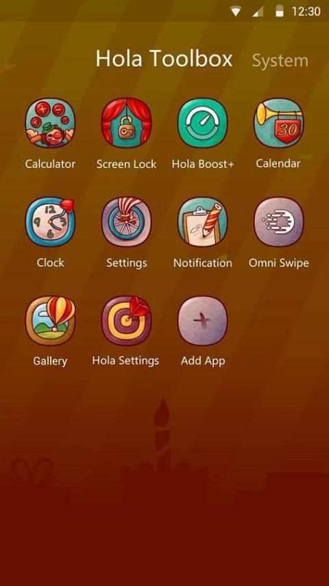 Hola Day Hola Launcher Theme screenshot 1