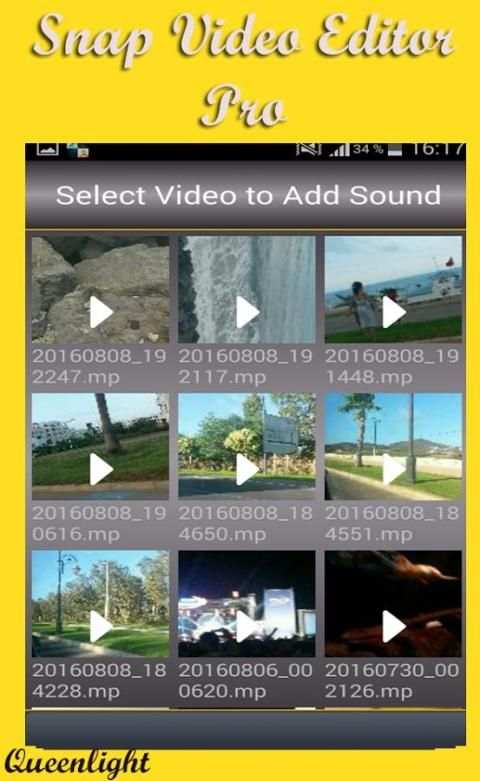 Snap Video Editor Pro screenshot 1