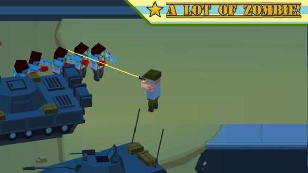 Pixel Gun Z Shooter Zombie 3D screenshot 2