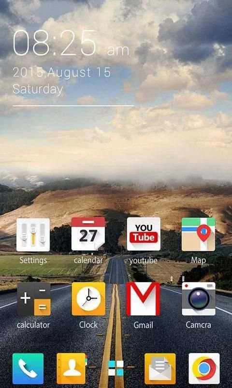Simple V Launcher Theme 3 تصوير الشاشة