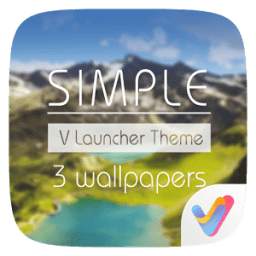 Simple V Launcher Theme v1.0