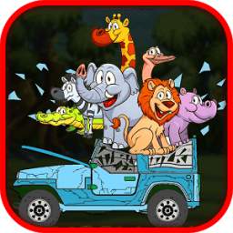 Jungle Animal Hunter Car Crush 1.1.2