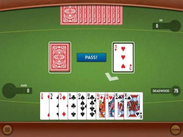 Gin Rummy Lite 4 تصوير الشاشة