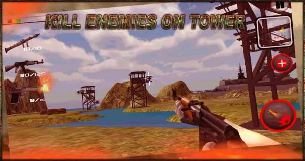 Commando Shooter Sniper X:WW2 screenshot 3