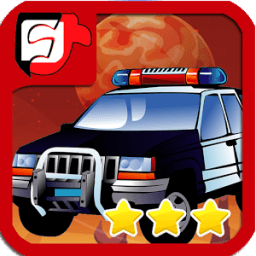 Super Police Car Planet Chase أيقونة