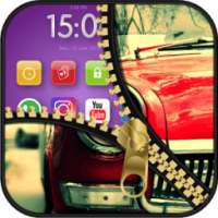 Car ZipperScreen Racing Locker