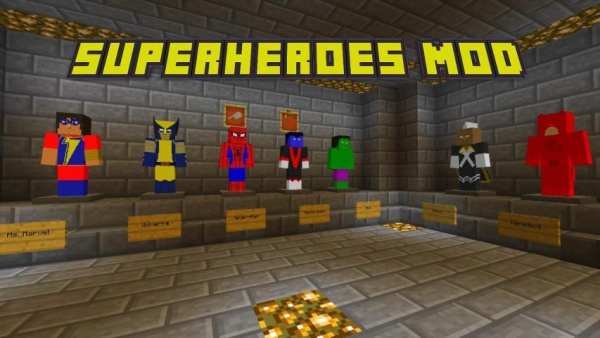 Superheroes MOD for MCPE PE screenshot 3