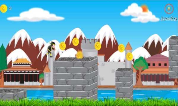 Ninja Hattori Jump screenshot 1