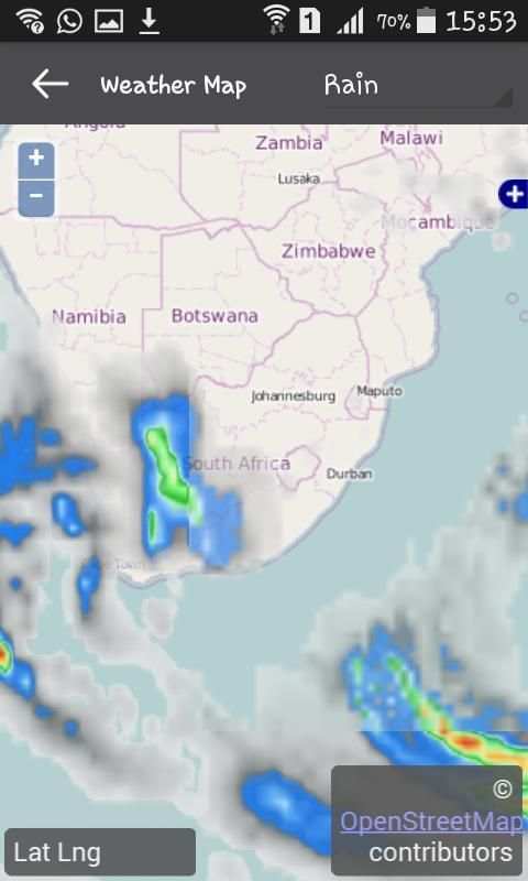 Weather South Africa скриншот 5