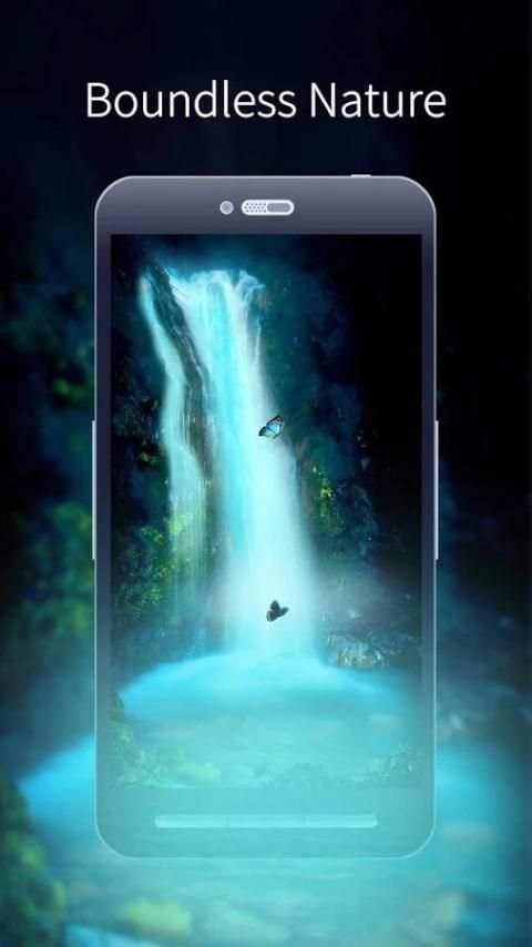 The water fall LiveWallpapers 7 تصوير الشاشة