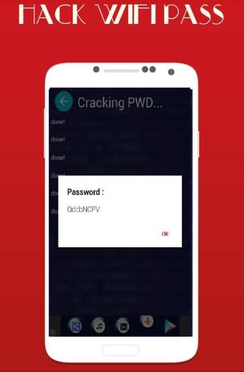 Wifi Password Hack Simulated 1 تصوير الشاشة