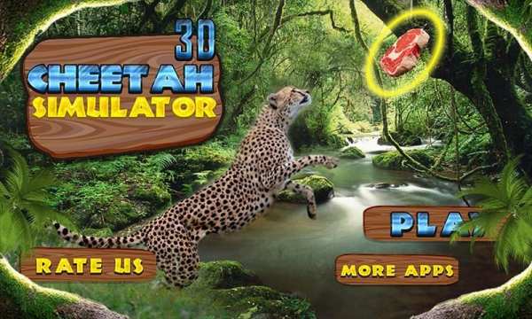 Wild Cheetah Simulator 3D 1 تصوير الشاشة