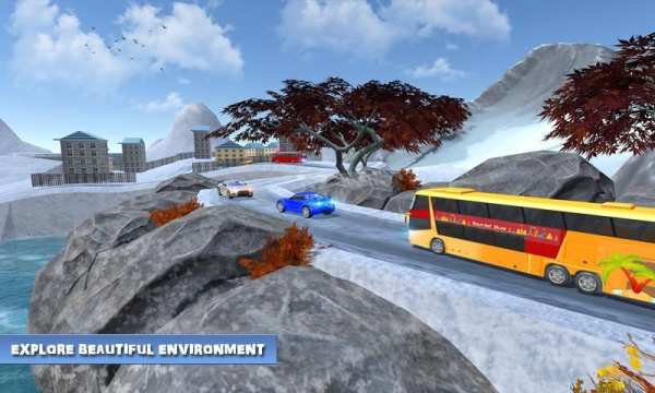 Tour Coach Bus Driver Sim 2016 скриншот 15