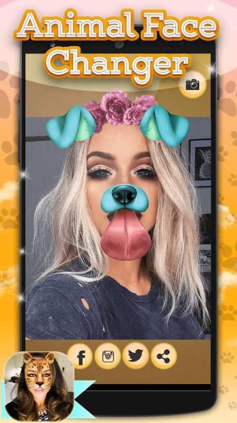 Anjing wajah - foto editor screenshot 1