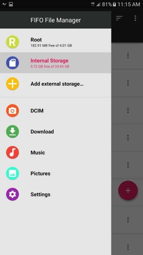 FIFO File Manager 1 تصوير الشاشة