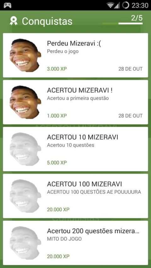 Mizeravi Matemática Quiz screenshot 2
