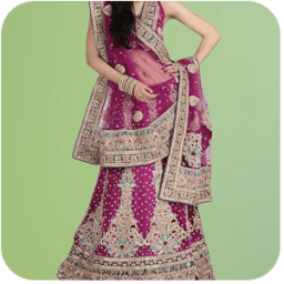 Woman Lehenga Choli Photo Suit иконка