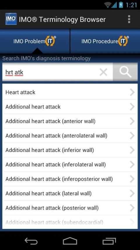 IMO Terminology Browser 4 تصوير الشاشة