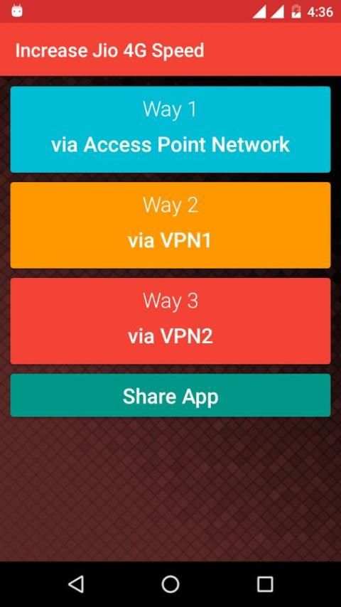 Increase Jio 4G Speed Booster 1 تصوير الشاشة