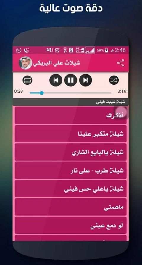 شيلات علي البريكي بدون نت screenshot 3