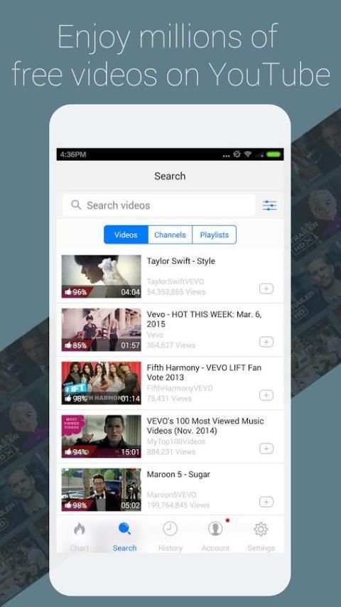 MyTube YouTube Playlist Maker screenshot 1