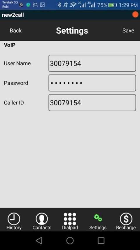 New2call स्क्रीनशॉट 3