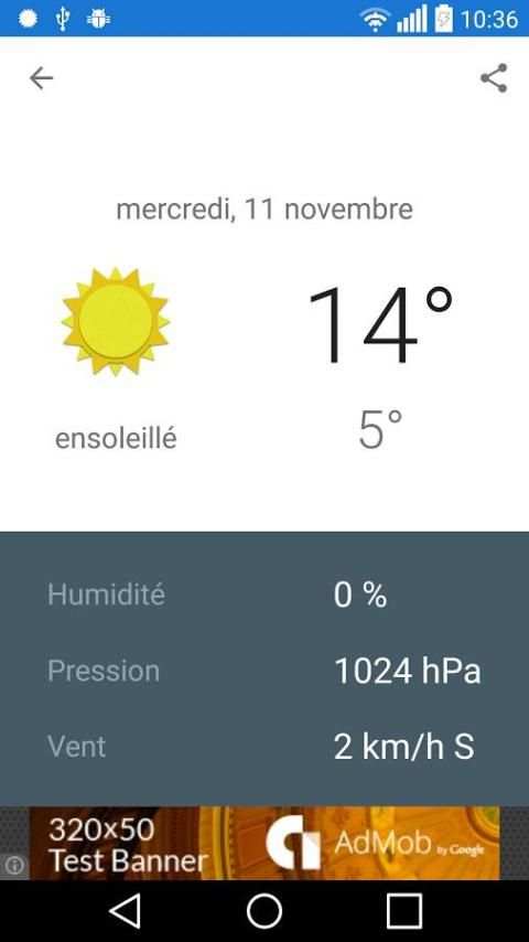 Brest - météo screenshot 4