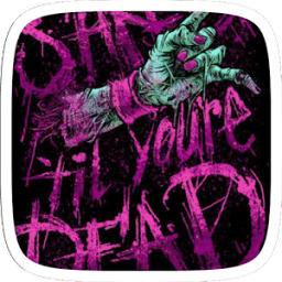 Фиолетовый Любовь Rock Theme иконка